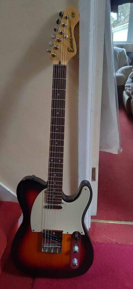 Encore blaster series telecaster full size electric guitar for ages 12 to adults