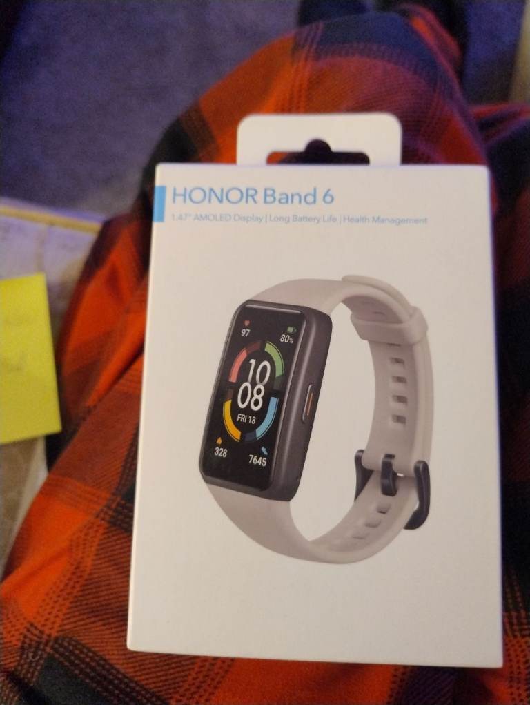 Honor Band 6 Smart Watch – Brand New, Grey Strap