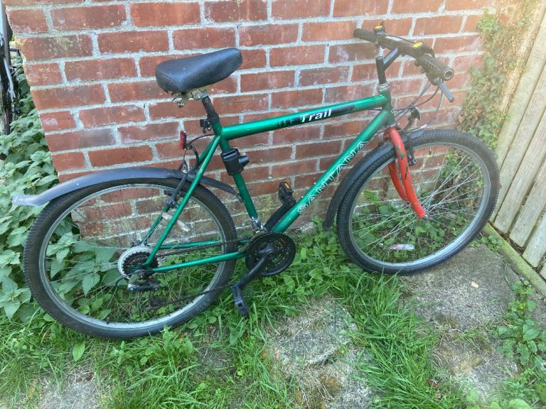Green Trail Mountain Bike – Lock Included