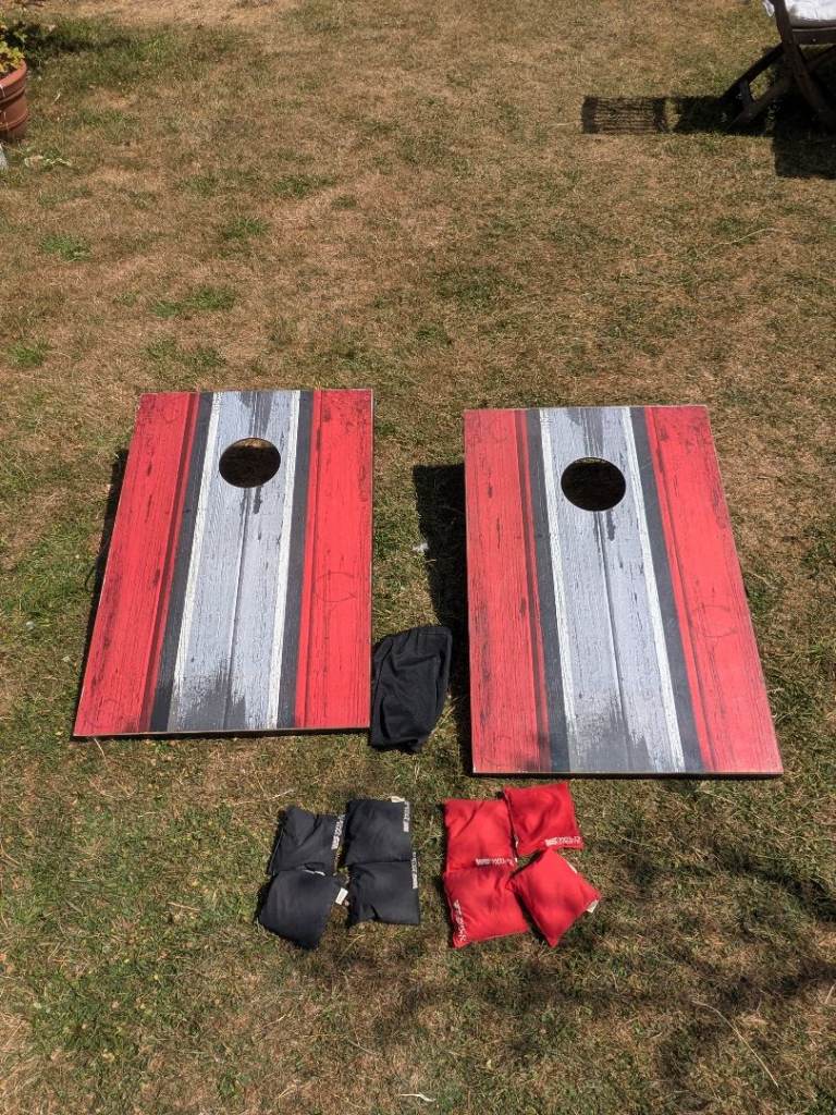WILD SPORTS Cornhole Bean Bag Toss Game