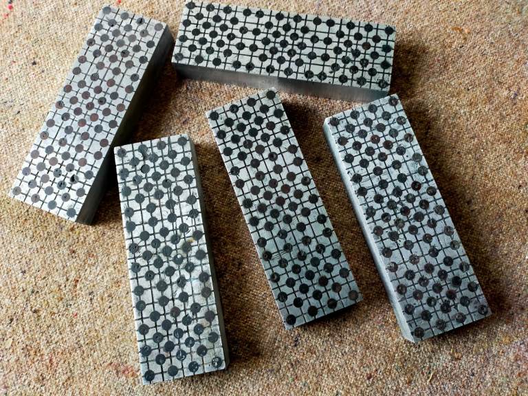 Adana * Letterpress * Printing # 5 HONEYCOMBE PRINTERS PLATE MOUNTS