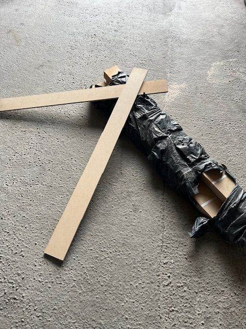 Panelling strips for walls - easy install. Mdf. 10cm x 122cm.