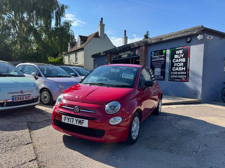 2017 Fiat 500 1.2 Pop 3dr HATCHBACK Petrol Manual
