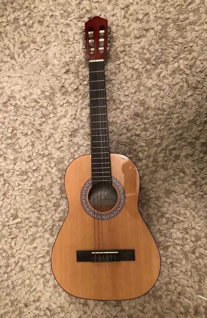 image for Guitar - Jose Ferrer Estudiante 1/2 classical guitar and cover, excellent condition