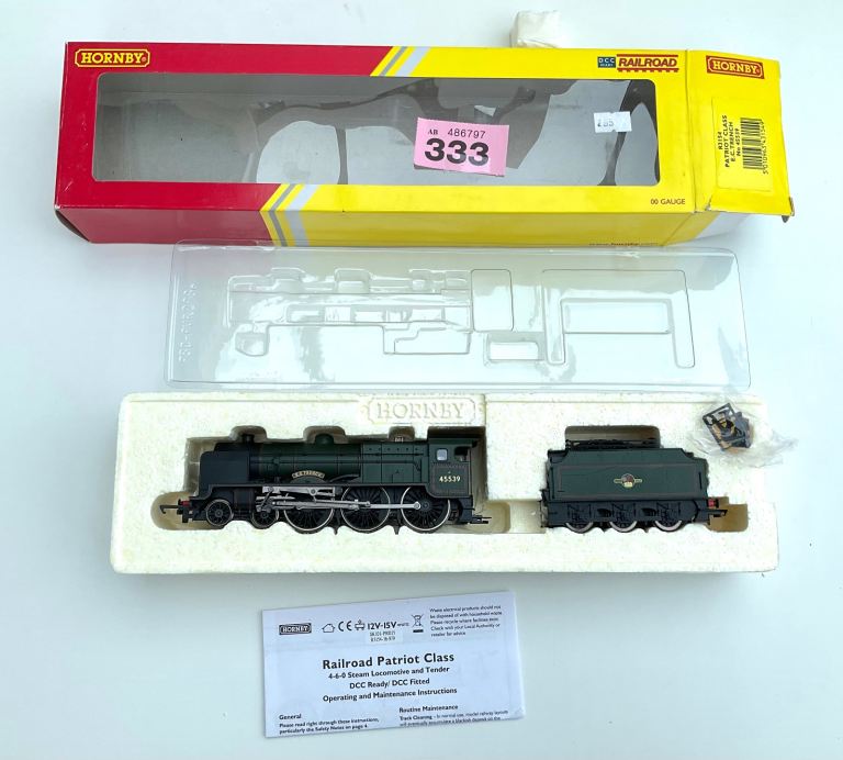 Hornby train  BR PATRIOT CLASS EC TRENCH 45539 like new boxed