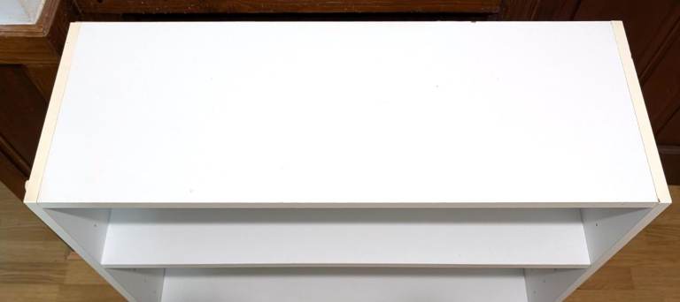 Book case / shelves WHITE 78cm (wide) x 29cm (deep) x 92cm (high)