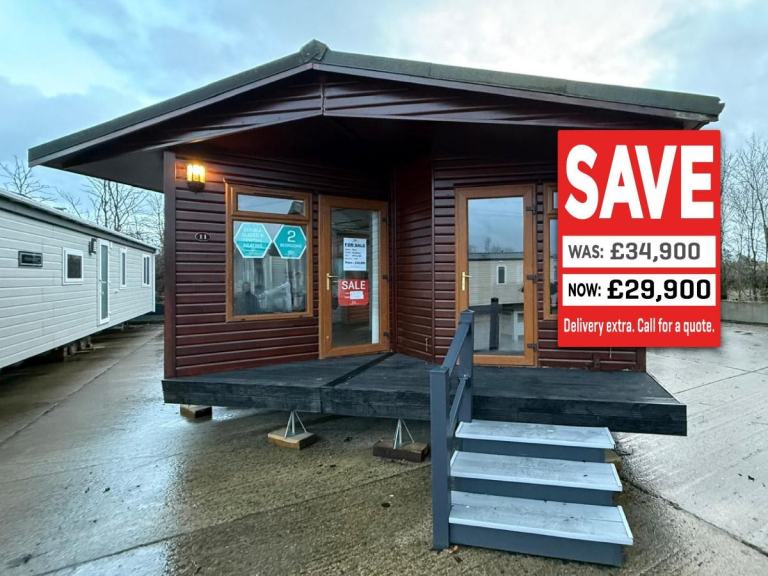 2 Bed Offsite Twin Lodge for Own Land, Farms, Self Build - Bath, Ensuite, DG, CH