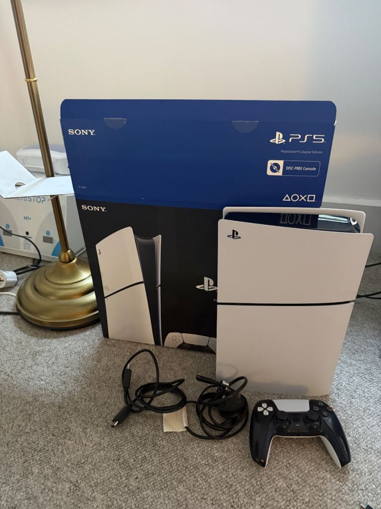 Sony PlayStation 5 (PS5) Console with Controller and Box