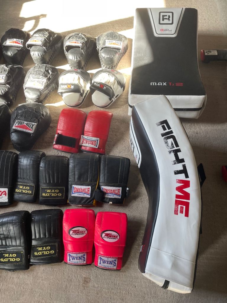 Focus pads, bag gloves and kick shields 