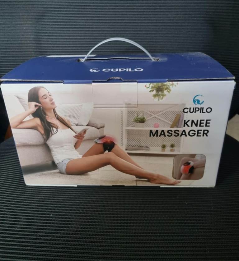 NEW CPL-5530-WM Cupilo Cordless Knee Massager with 3 Heating, 3 Vibration Modes