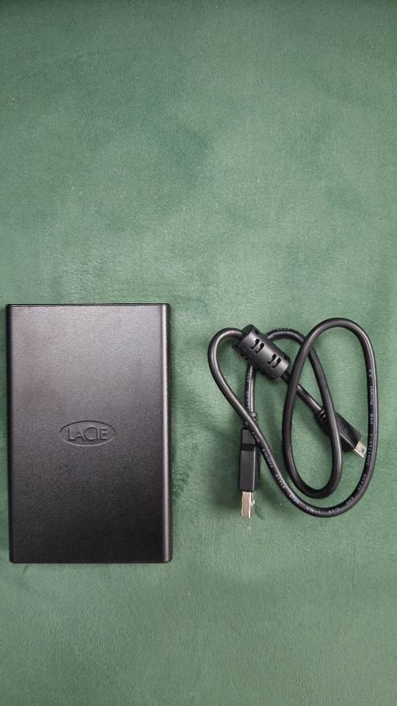 LaCie External Hard Drive 320 GB with USB Cable – Excellent Condition