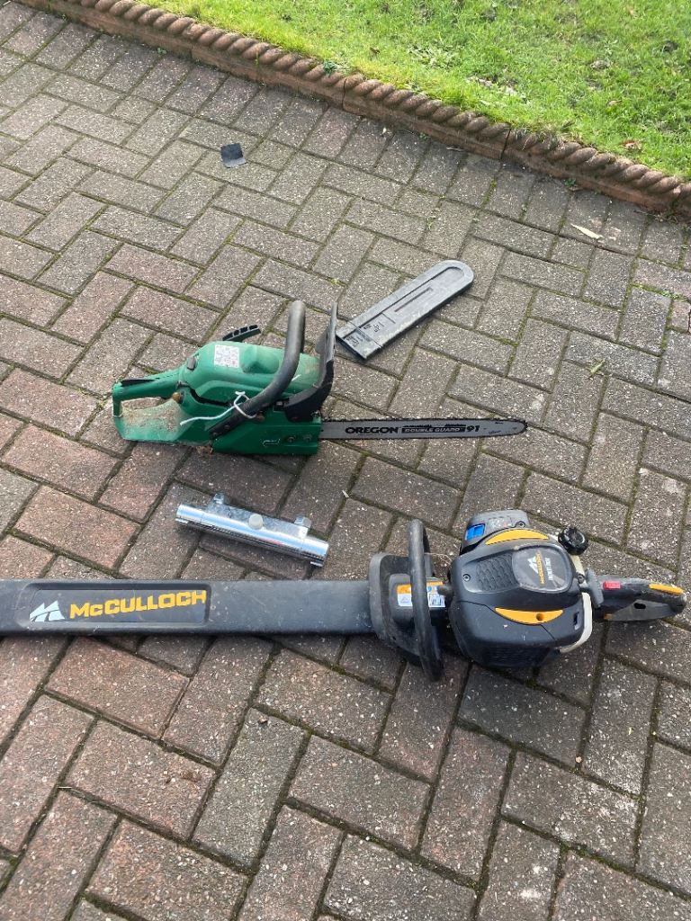 Chainsaw and hedge cutter