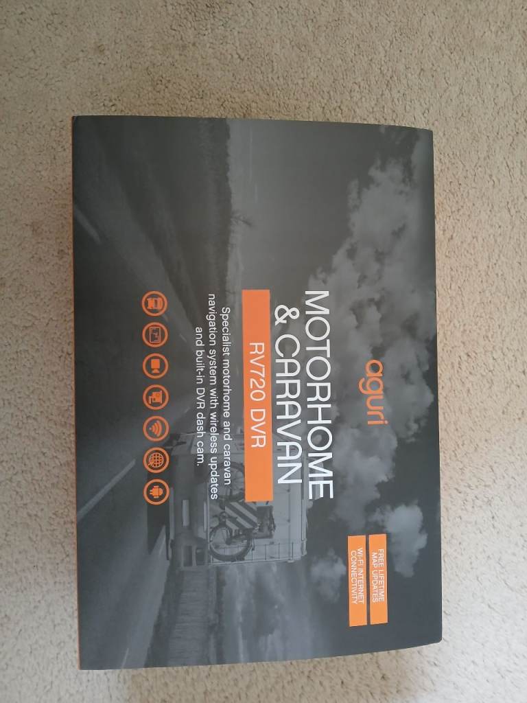 Aguri Motor home and caravan RV720 DVR and DVR Dash Cam BOXED NEW REDUCED TODAY £100