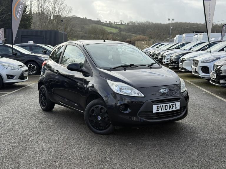 2010 Ford Ka Style 1.2 Petrol Manual 3 Door Hatchback Black