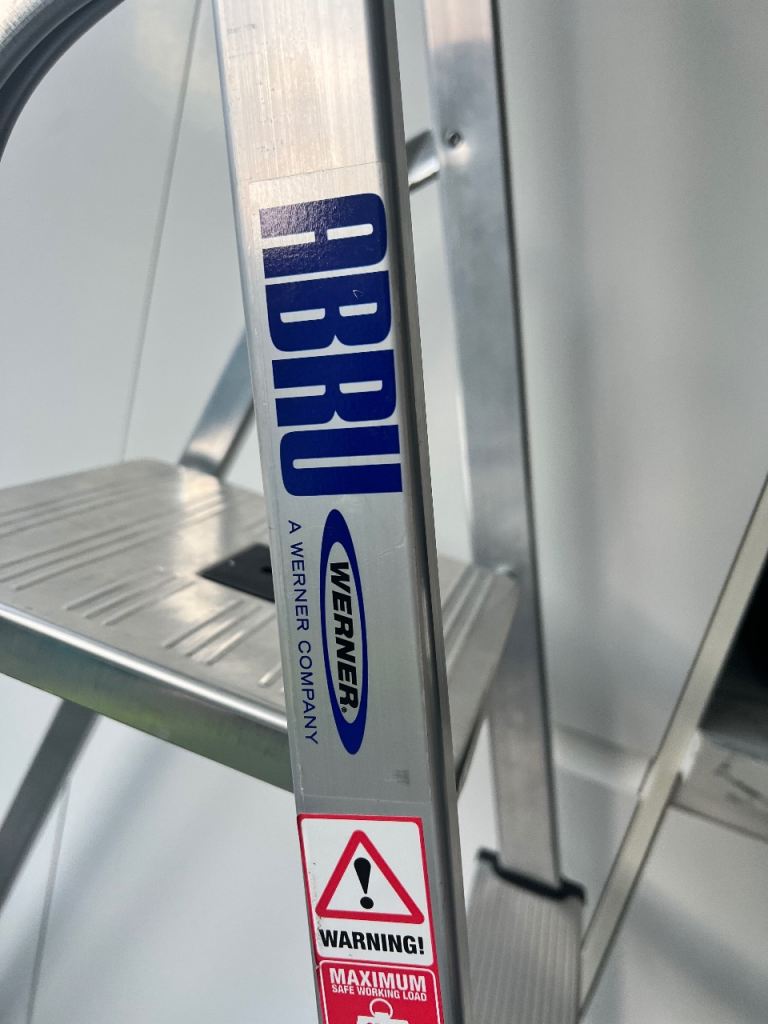 ABRU Werner Aluminium Step Ladder - Good Condition, £35.00 for Sale