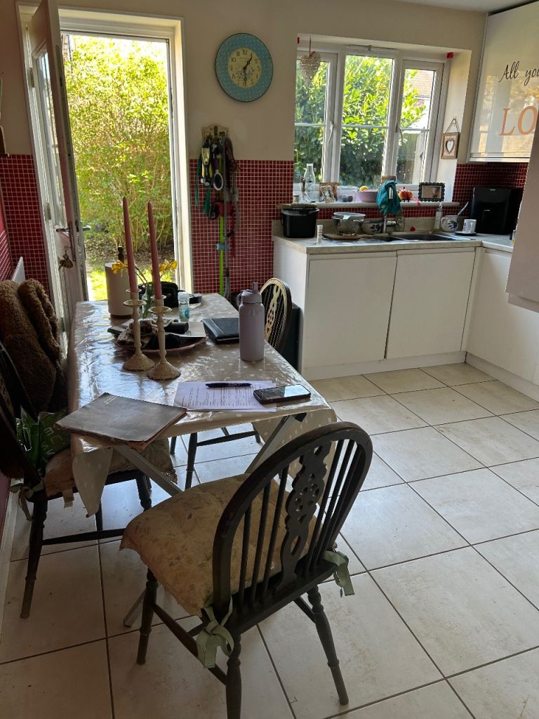 4 x Old Charm Vintage Chairs 