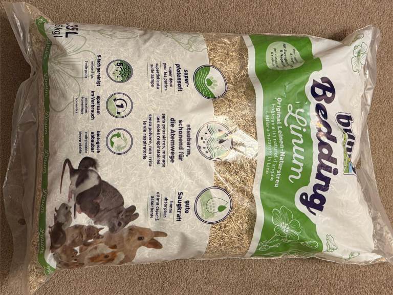 NEW: Bunny Bed Linum Natural Linen Bedding £15