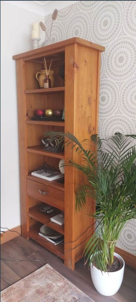 Next Hartford Solid Oak Bookcase 