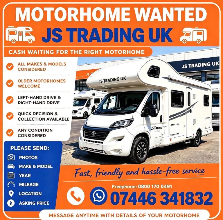 Motorhomes wanted 