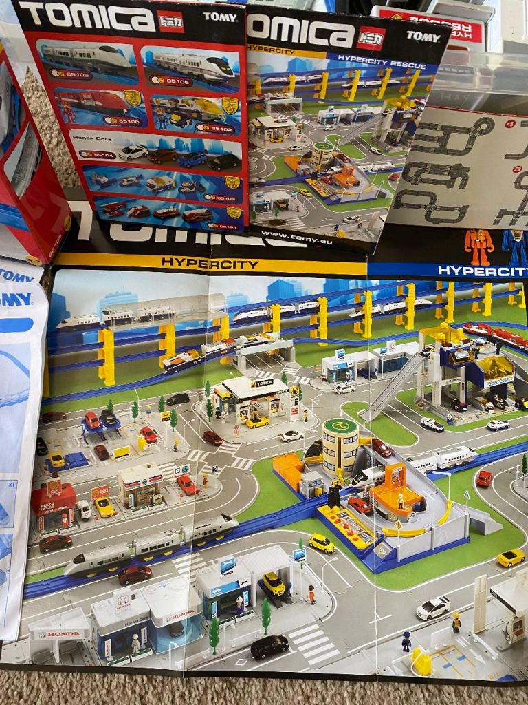 Tomica train set. New and used. 