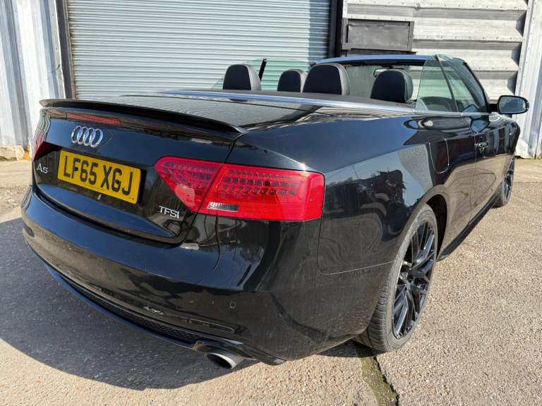 2016 65 AUDI A5 CONVERTIBLE S-LINE AUTOMATIC 225 DAMAGED REPAIRABLE SALVAGE