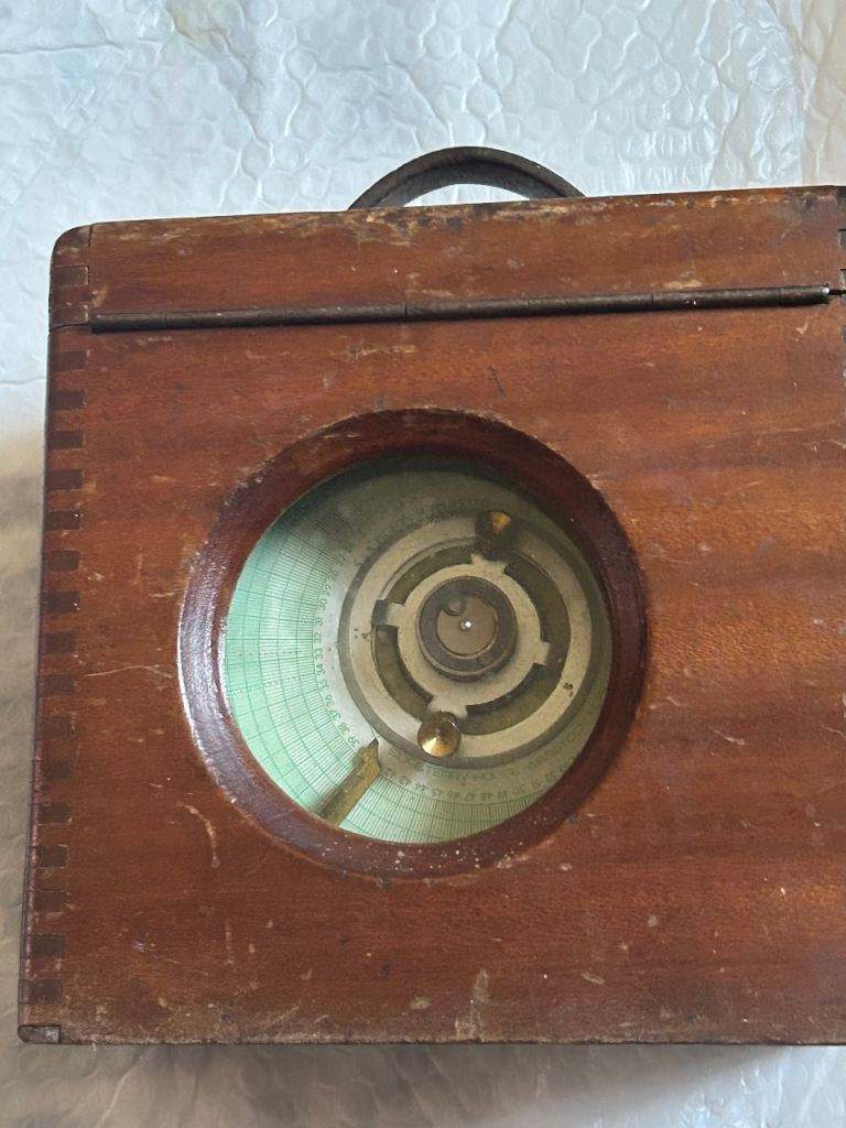 Vintage Toulet Imperator Pigeon Racing Clock and box
