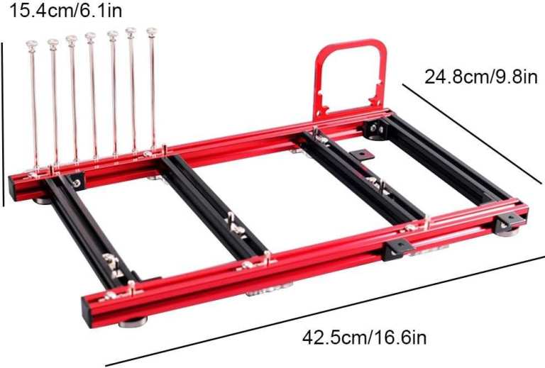 DIY Mini Open Aluminum Alloy Frame ATX Motherboard PC Computer Case