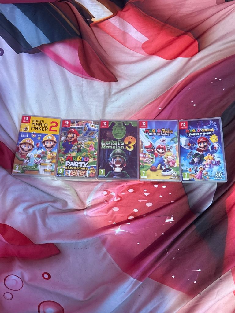 Bundle of 5 Nintendo Switch games all great condition All New n sealed as well. 