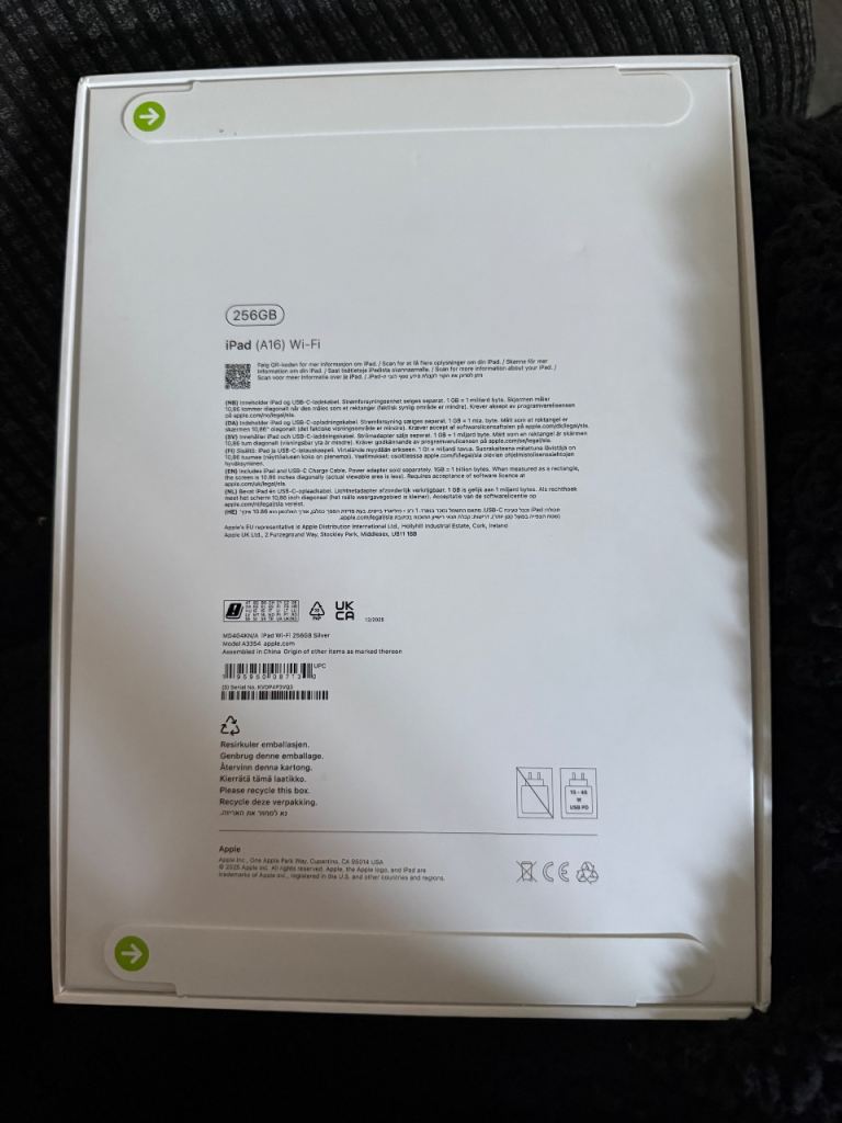 iPad 256gb (A16)