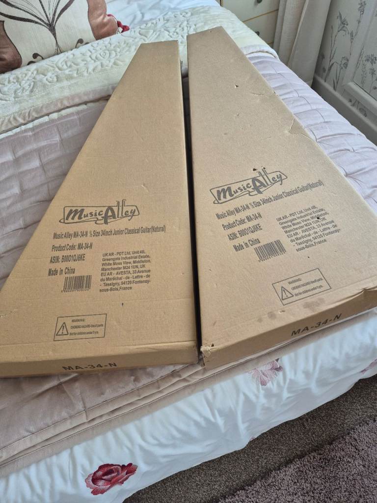 Music Alley MA-34-N Junior Classical Guitar - 3/4 Size