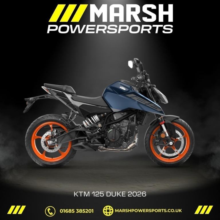 125 Duke 2026 - KTM Main Dealer - 0% Finance!