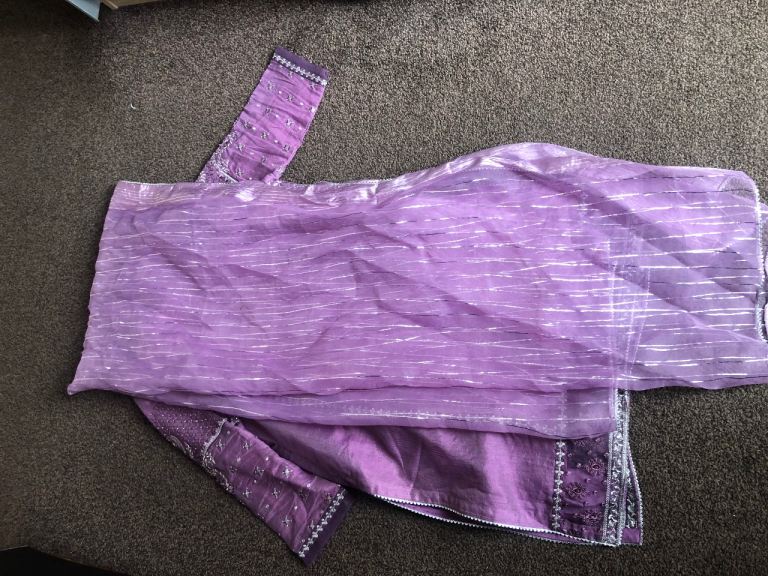 Lilac Asian wear suit