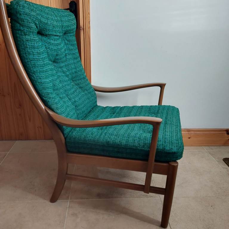 image for Parker knoll Pk 1016/7/8/9 OpenArm Ladder Back Lounge Chair 