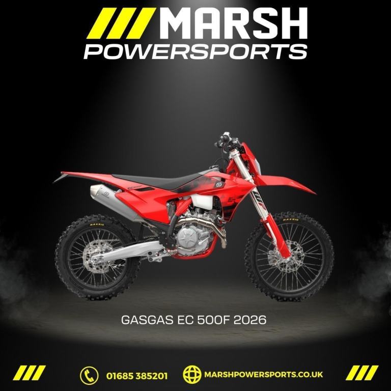 EC 500F 2026 Model - GasGas Main Dealer - Reserve NOW!