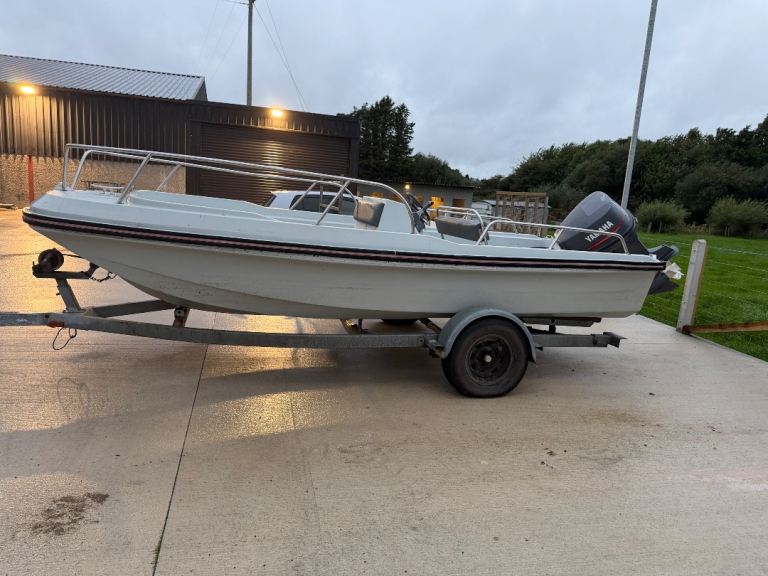 Dory boat and trailer