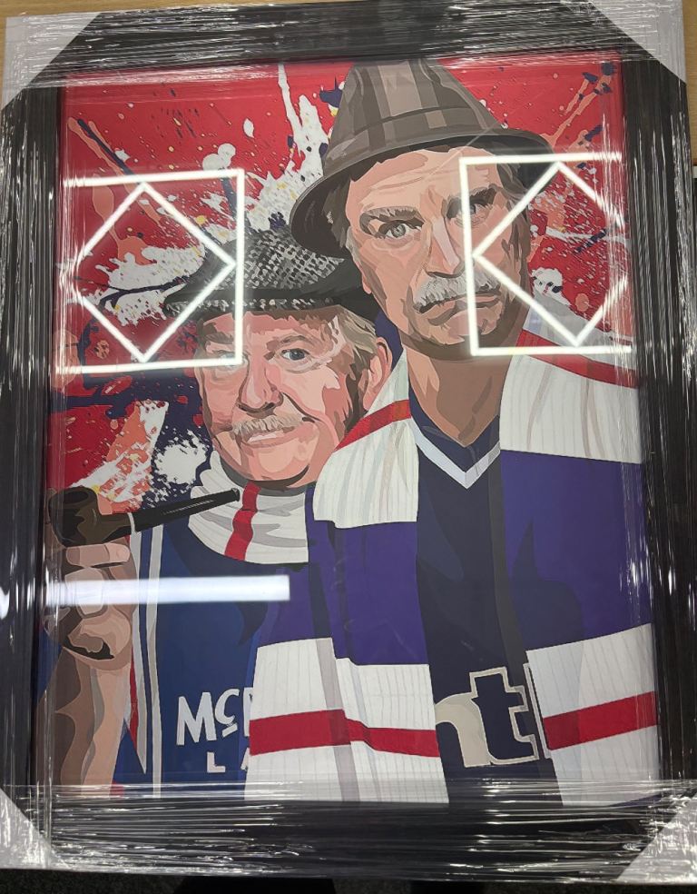 Still Game Jack and Victor Framed Print – As Good As New