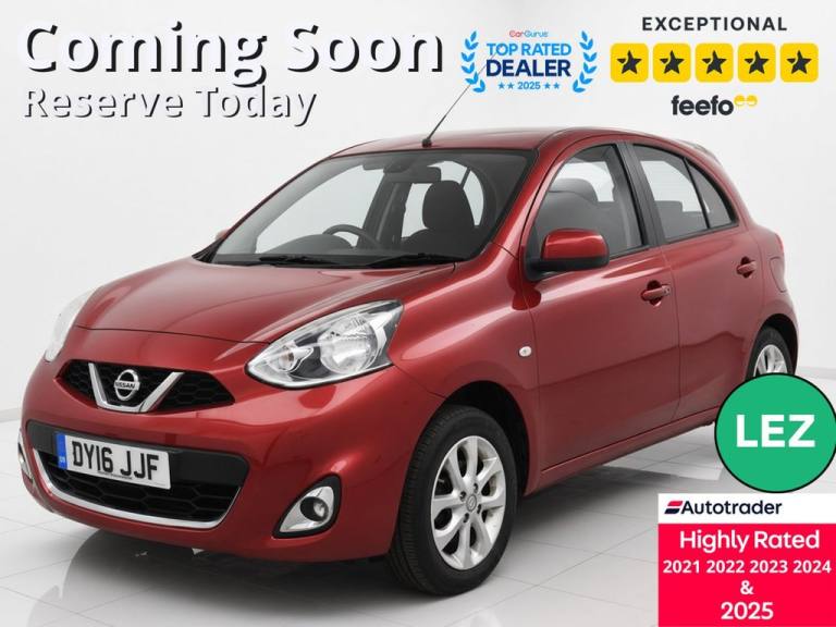 2016 Nissan Micra 1.2 Acenta Hatchback 5dr Petrol Manual Euro 6 (80 ps) Hatchback Petrol Manual