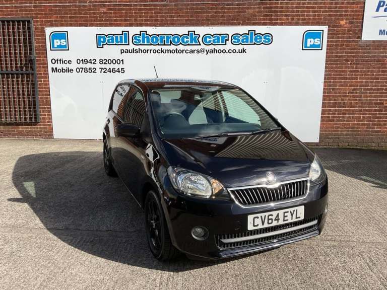 2014 Skoda Citigo 1.0 BLACK EDITION 5DR Manual Hatchback Petrol Manual
