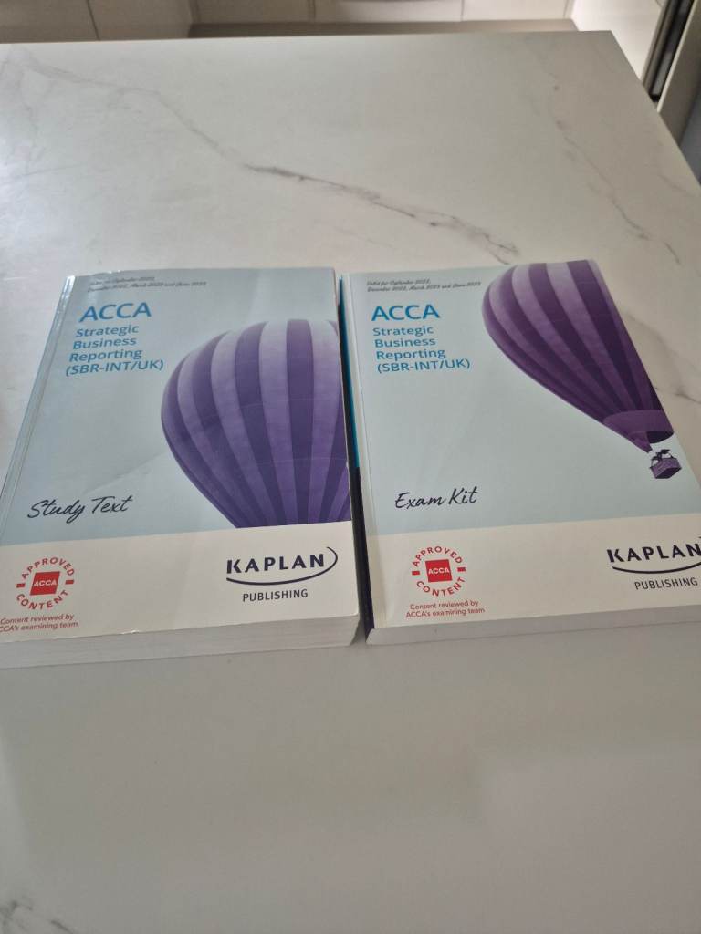 ACCA Strategic Business Reporting Text Books