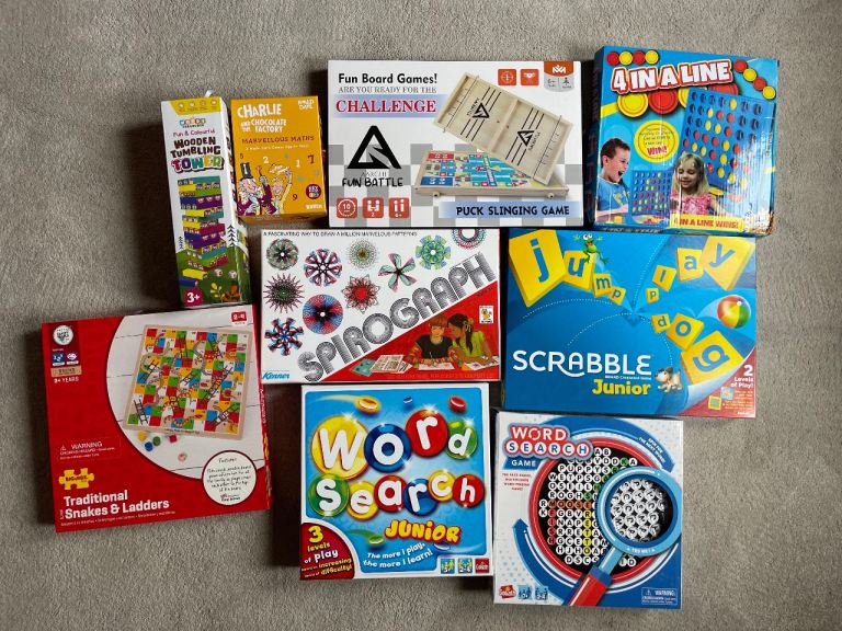 Mostly new, 9 kids Games & Activity Bundle 