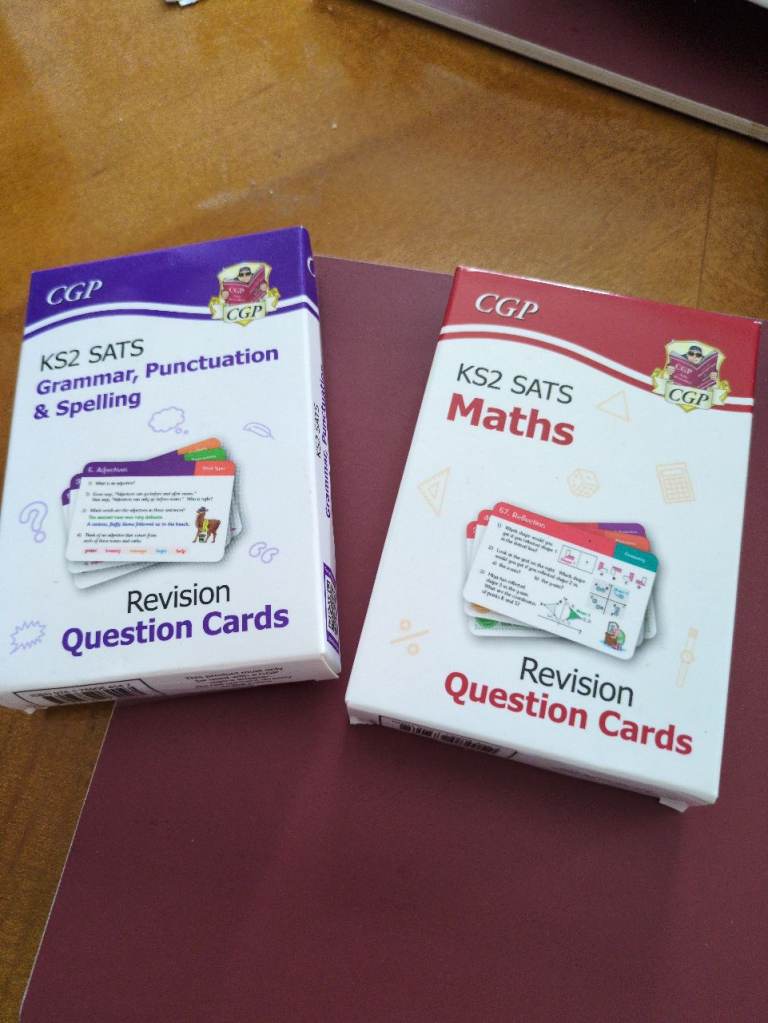 CGP KS2 SATS Revision Question Cards – Maths & English