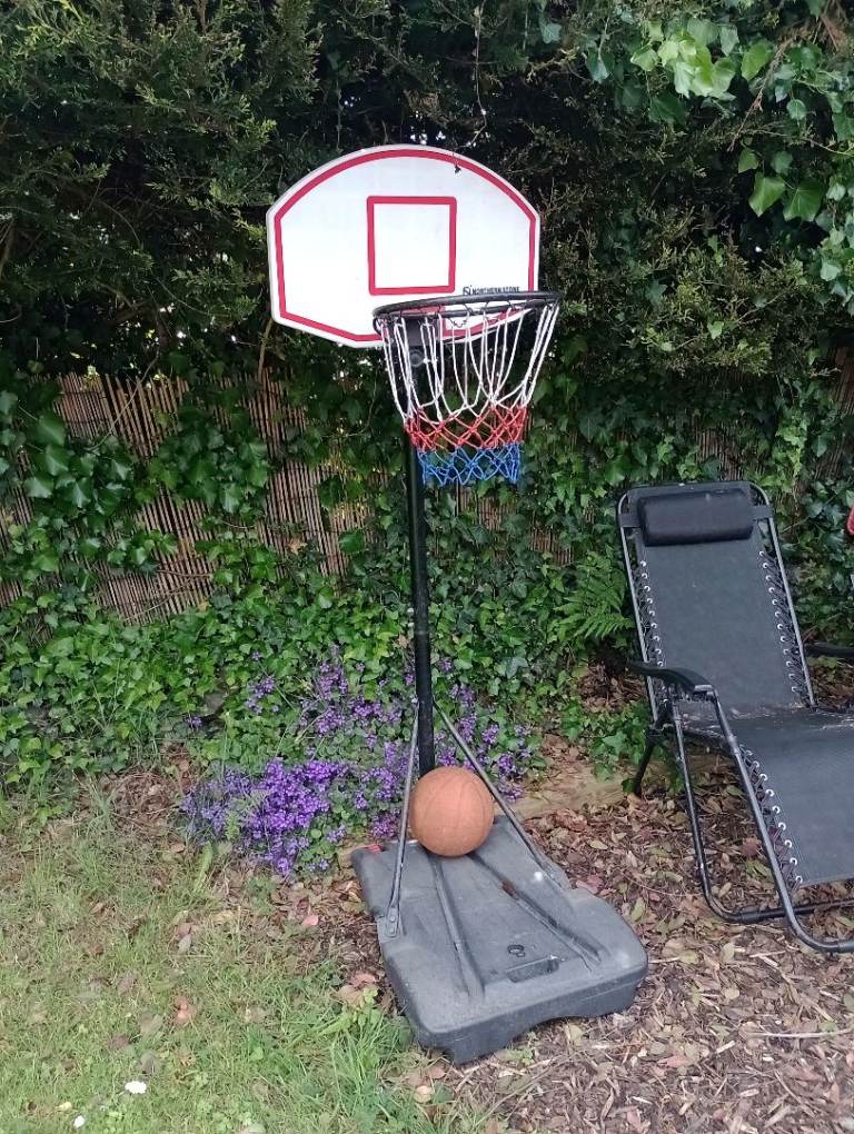Kids Adjustable Basketball Hoop with Stand