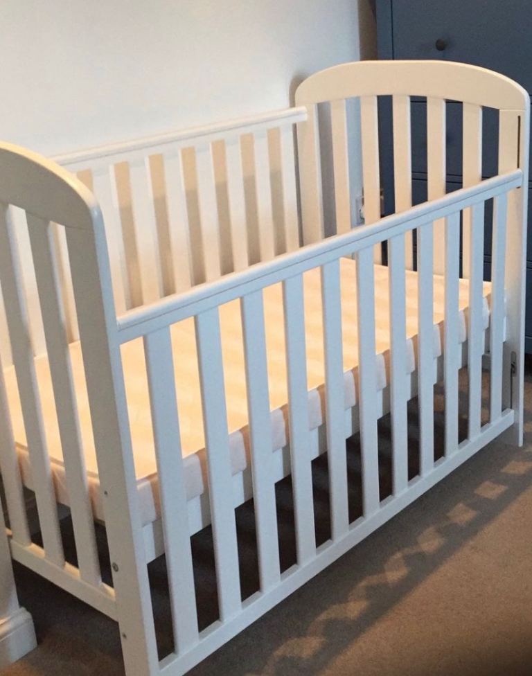 Baby Cot - White