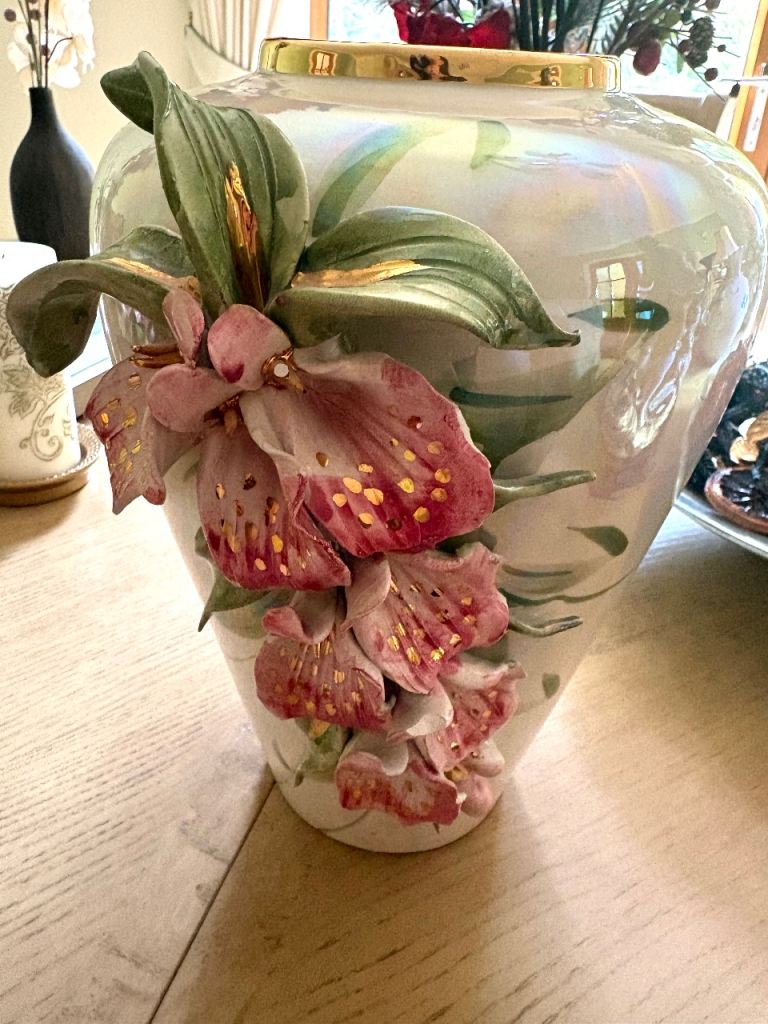 Flowered vases