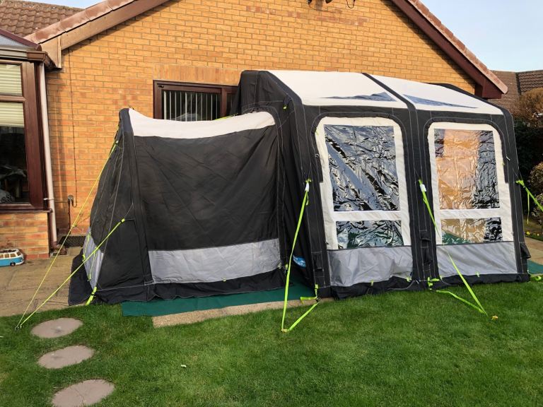 Kampa Motor Rally Air Pro 260 Drive Away Awning (rail height 180-225cm) including one Tall Annex