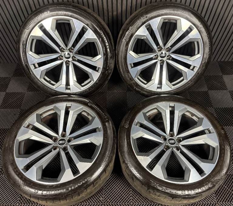 22'' GENUINE AUDI SQ8 Q8 S LINE 4M ALLOY WHEELS ALLOYS TYRES
