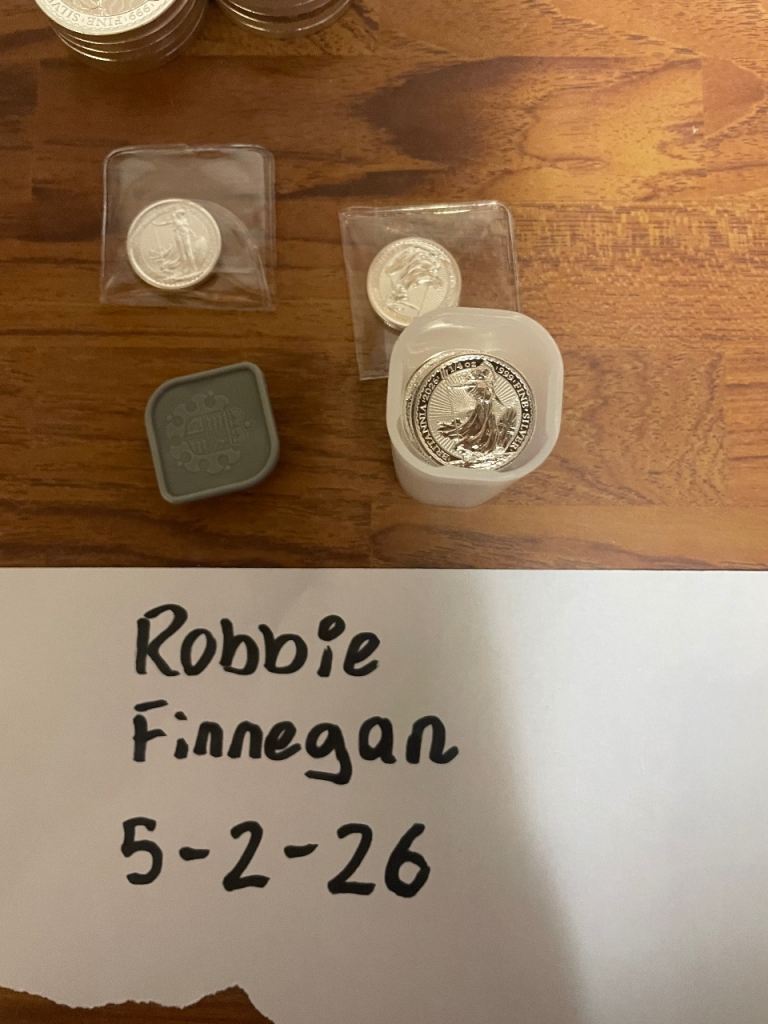 19 x 1/4 Britannia 2026