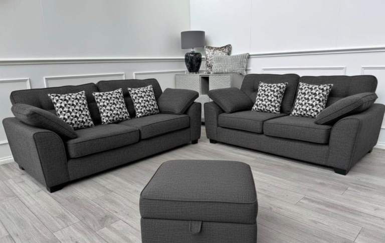 BRAND NEW 3+2 Argos barcelona sofa set - Available in a variety of colours 