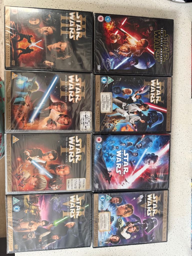 Star Wars DVD Collection - All 8 Films, New and Sealed