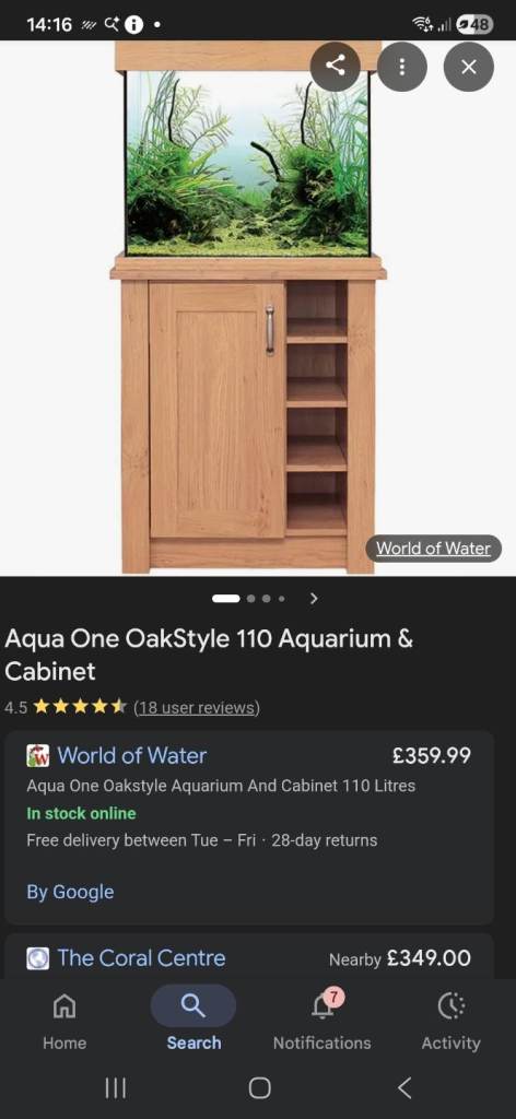 fish tank and everything you need 